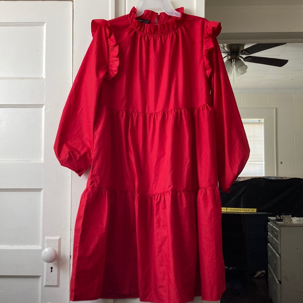 Red long sleeve from shein size large
